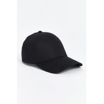 Sapca baseball uni cu banda velcro - Negru