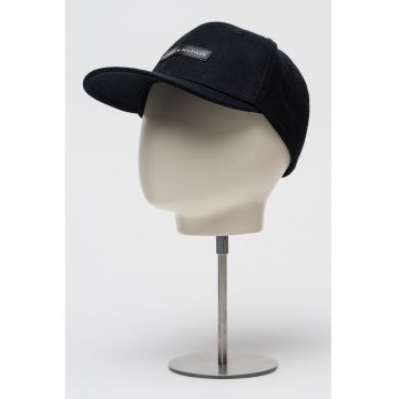 Sapca de bumbac cu logo Foundation - Negru