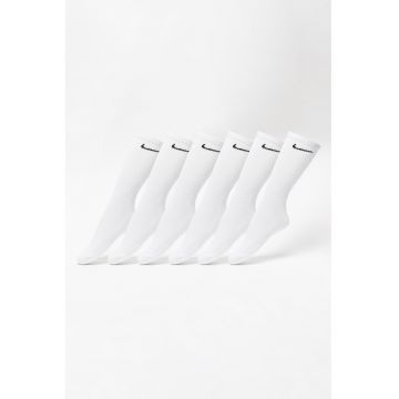 Set de sosete lungi pentru antrenament Everyday - 6 perechi - Alb/Negru