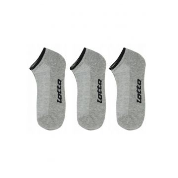 Set Sosete Scurte -  1.20.00515-515-515 - Material: 65% Bumbac - 32% Poliester - 3% Elastan - Confortabile Si Respirabile - Se Potrivesc Ideale Pentru Utilizare Zilnica - Gri - Grej