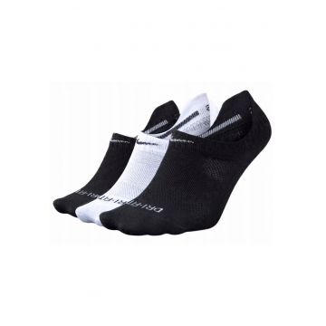 Set Sosete Sport 3-Pak -  Sx4492 901 - 39% Poliester - 37% 22% Bumbac - 2% Elastan - In Zonele Expuse La Uzura - Stil Sportiv Cu Logo - Multicolor - 3 - Alb/Negru