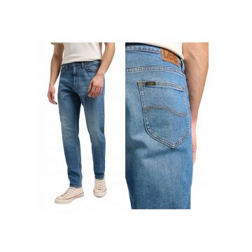 Spodnie Męskie  Austin Slim Fit Jeansy Niebieskie Summer Fun