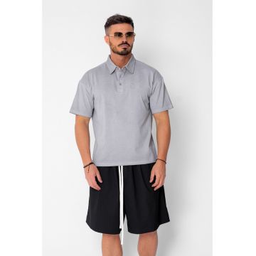 Tricou Polo Oversized Grey 21612 - Gri