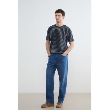 Blugi regular fit cu buzunare 779 - Albastru indigo