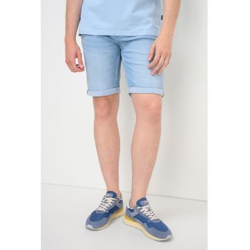 Blugi scurti regular fit Ply - Albastru pastel