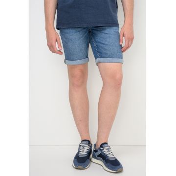 Blugi scurti regular fit Ply - Albastru
