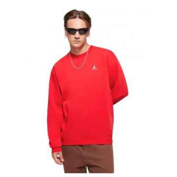 Bluza barbati  M J BRK FLC CREW - Bumbac - Rosu - Rosu