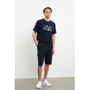 Pantaloni de trening cu buzunare laterale - Albastru ultramarin