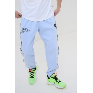 Pantaloni de trening cu logo brodat Air - Albastru pastel