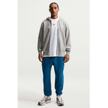 Pantaloni de trening cu logo si snur de ajustare - Albastru