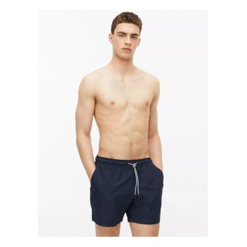 Pantaloni scurti barbati pentru inot cu croiala Regular fit - Bleumarin inchis -