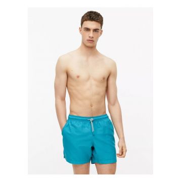 Pantaloni scurti barbati pentru inot cu croiala Regular fit - Turcoaz -