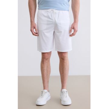 Pantaloni scurti de trening - Alb optic