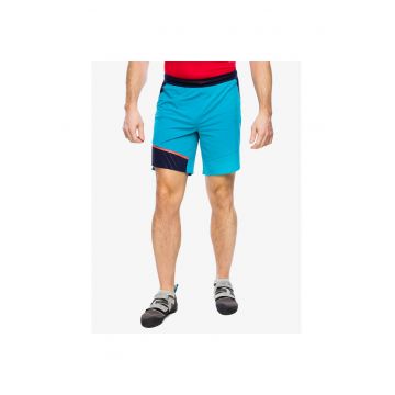 Pantaloni sport barbati -  Comp Short - albastru - pentru alpinism -