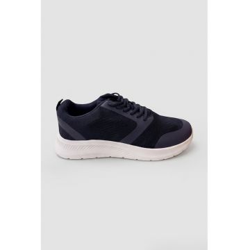 Pantofi sport low-cut din material textil - Violet aubergine/Violet prafuit