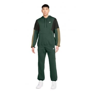 Trening barbati  M NK CLUB FLEECE HDED TRACK GX - Bumbac - Verde -