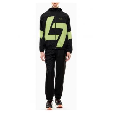 Trening barbati  VENTUS7 M T-SUIT HOODIE FZ CH TOP - Poliester - Negru - Negru