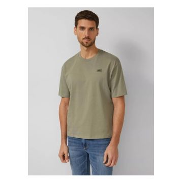 Tricou barbati - din jerseu gros de bumbac - Modern fit - Olive -