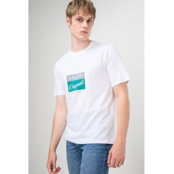 Tricou din bumbac organic Hyeres - Alb optic