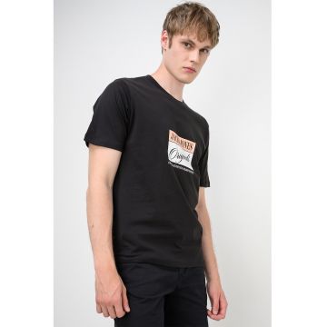 Tricou din bumbac organic Hyeres - Negru