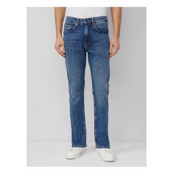Blugi barbati Mauro cu talie medie - croiala Regular Fit - Tapered Leg - Albastru deschis - W34 L32