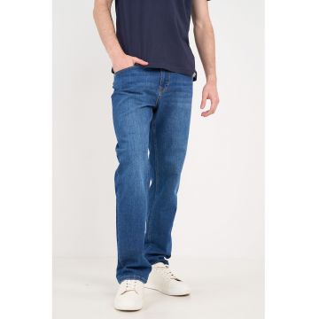 Blugi regular fit - Albastru oceanic