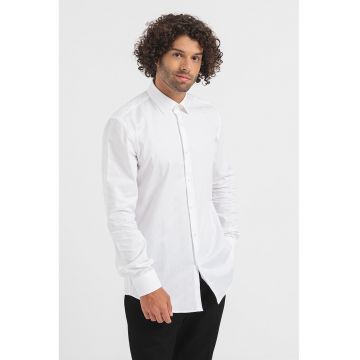 Camasa slim fit cu model Kenno - Alb