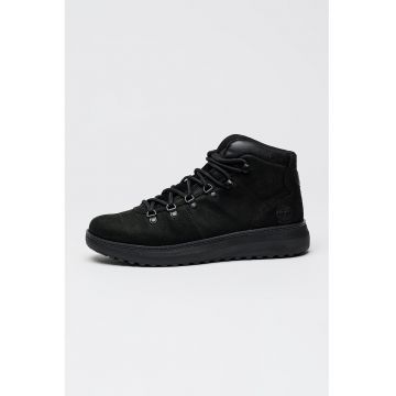 Ghete impermeabile de piele Hudson Road - Negru