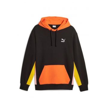 Hanorac barbati  CLASSICS Block Hoodie - Bumbac - Negru -