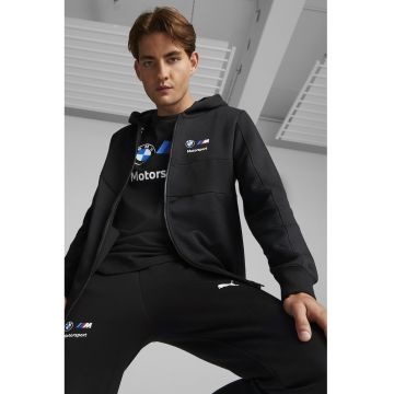 Hanorac cu fermoar si buzunare laterale BMW Motorsport - Negru