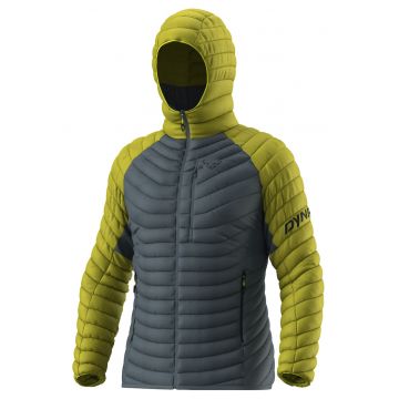 Jacheta puf barbati  Radical Down RDS FW 2025 - Gri/Verde lime