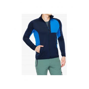 Jacheta sport barbati -  Fylox - negru-albastru - lana - poliester