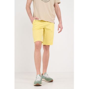Pantaloni chino scurti cu snur - Galben