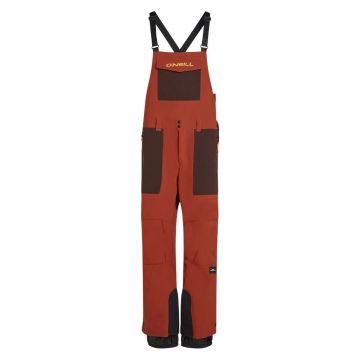 Pantaloni schi barbati  FWC'Peak Bib-Rosu-