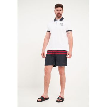 Pantaloni scurti cu dungi - Rosu/Albastru ultramarin