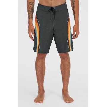 Pantaloni scurti de baie cu snur O'riginals - Galben pal/Portocaliu mandarina/Gri inchis