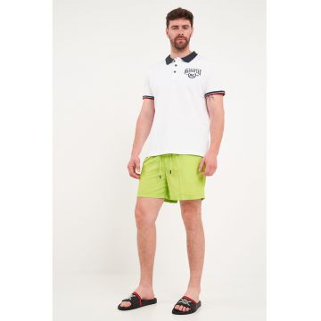 Pantaloni scurti de baie cu snur - Verde lime
