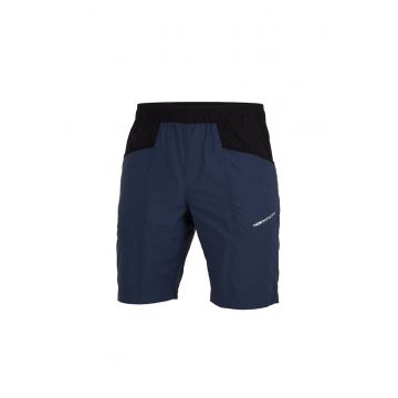 Pantaloni scurti outdoor barbati Arno - Negru/Albastru inchis