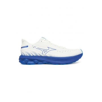 Pantofi sport barbati -  material textil - albastru/alb