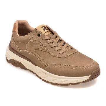 Pantofi sport RIEKER maro, 6100, din piele naturala