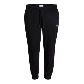 Plus Pantaloni de trening barbati big sizes - JPSTGORDON - Regular fit - Negru -