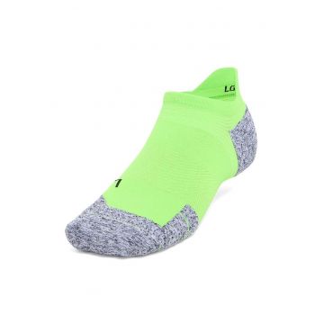 Sosete cu amortizare pentru alergare ArmourDry™ - Gri/Verde neon