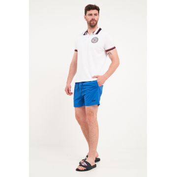 TIMEOUT - Pantaloni scurti de baie cu snur - Albastru royal