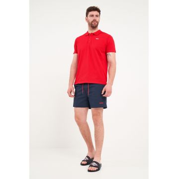 TIMEOUT - Pantaloni scurti de baie cu snur - Bleumarin