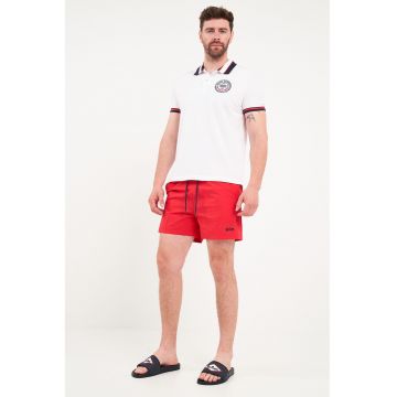 TIMEOUT - Pantaloni scurti de baie cu snur - Rosu vermillion