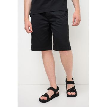 Bermude baggy din bumbac - Negru