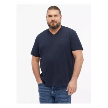 Big Sizes Tricou cu anchior - barbati big sizes - din bumbac - Regular fit - Bleumarin inchis -