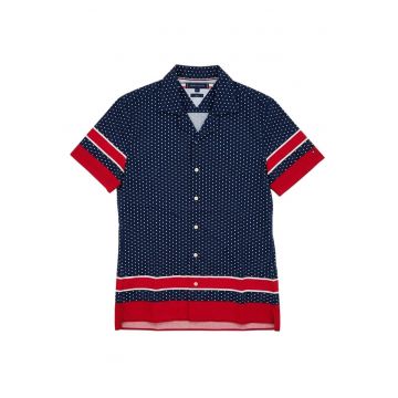 Camasa cu maneca scurta din bumbac -