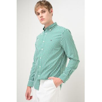 Camasa regular fit cu model gingham