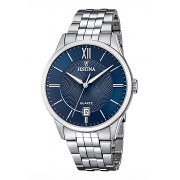 Ceas Argintiu - 65499 - Albastru